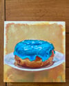 Pastry Portrait - Blue Donut