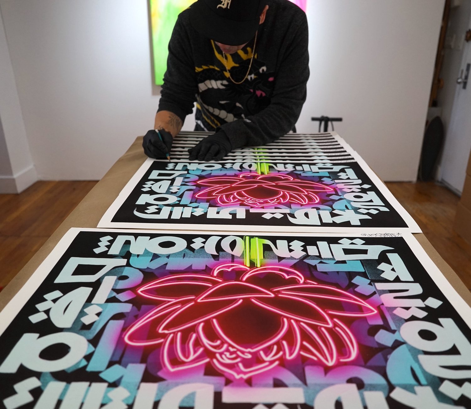 Image of Lotus Print collab with Duel RIS