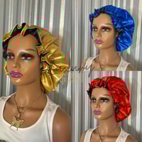 Image 3 of Reversible Satin Bonnets 
