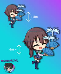 Chibi Aqua-Megumin Kisscut