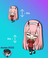 Chibi Zero Two Kisscut