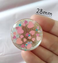 Image 3 of Double Flare Glitter Plug 10mm-18mm, 20mm, 28mm