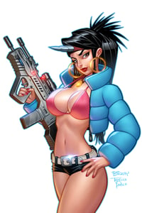 Image of Tina Awesome Con Lines Art Book Cover Art