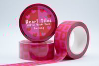 Image 1 of Heart Tiles Glitter Washi Tape