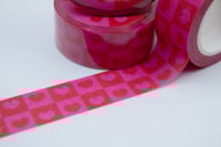 Image 2 of Heart Tiles Glitter Washi Tape