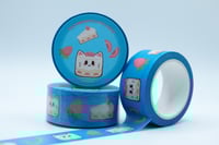 Image 1 of Strawberry Cat Cake Washi