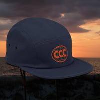 Image 2 of Coral City Camera Globe Hat (Navy Blue)