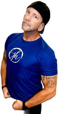 Image 4 of Navy Blue JH Brand 100 % Polyester Mens and Womens Designer Tee Shirt