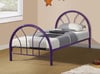 Purple kids bed