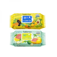 Image 1 of Saborino Morning Mask 2 Types (Fruity Herbal, Grapefruit) 32 pc