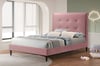 Pink Velvet bed