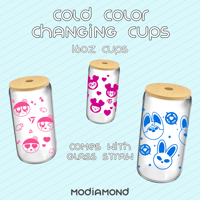 Image 1 of Cold Temperature Color Changing Cups