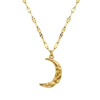 Image 4 of Crescent Necklaces | Gold