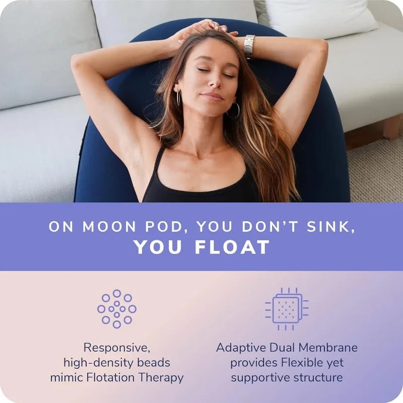 MOONPOD Bean Bag Chair Zero-Gravity for Stress Relief Comfort & Anytime Deep Relaxation