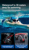 Bone Conduction Headset X7 IPX8 32.GB 5.3 Memory Bluetooth Wireless With microphone 