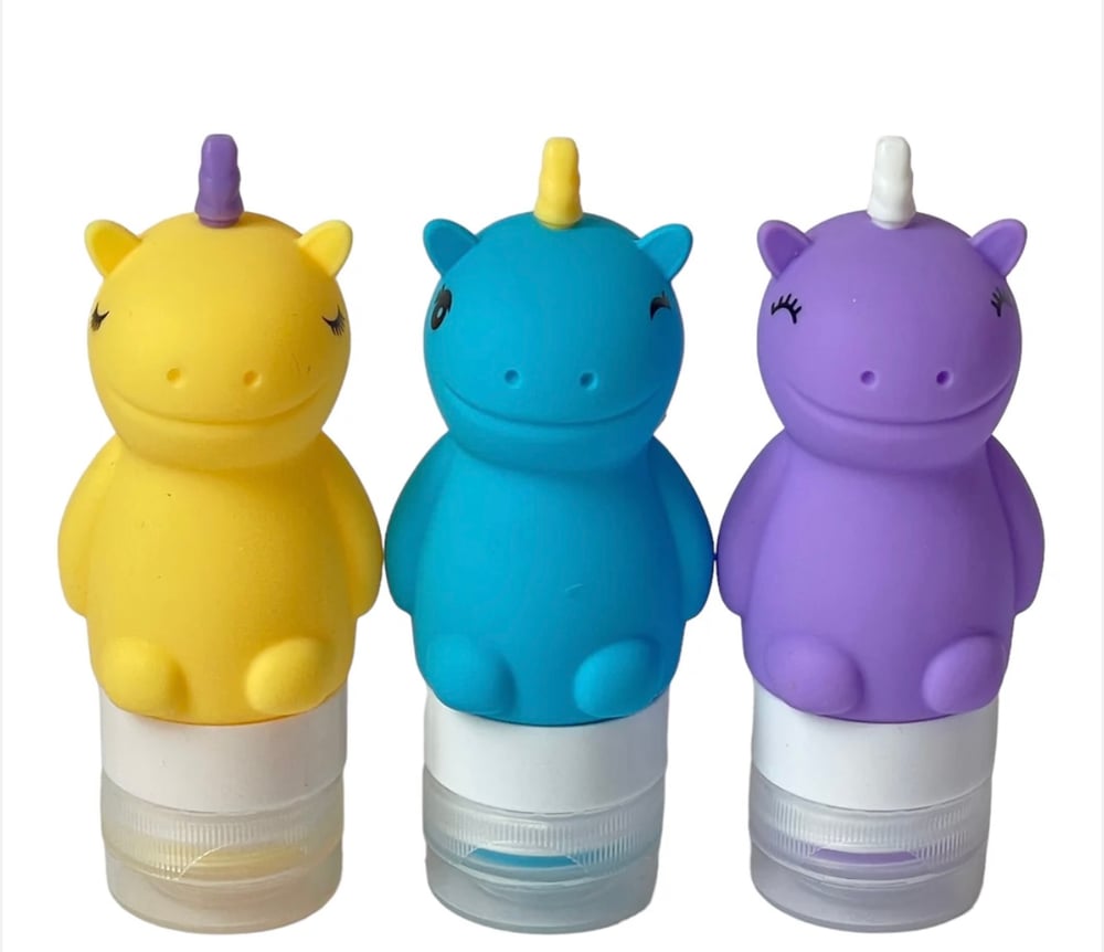 Yumbox Silicone Squeeze Bottle 3pcs / set Unicorn