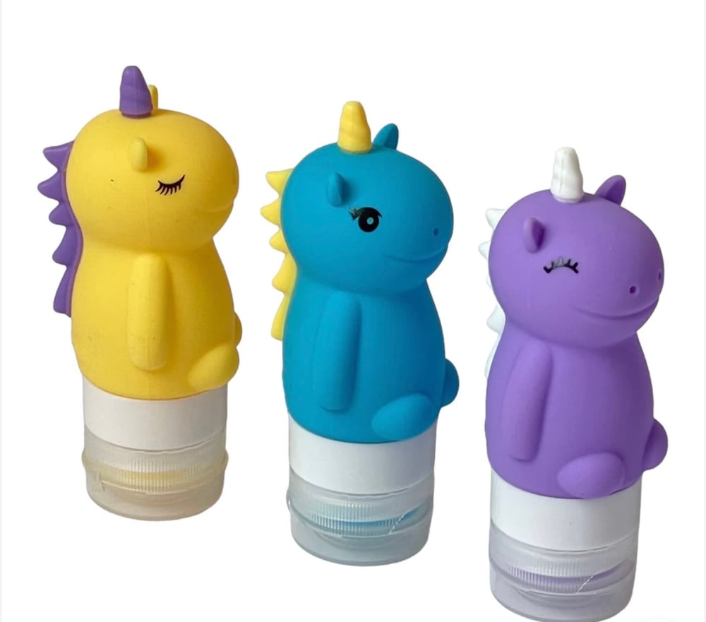 Yumbox Silicone Squeeze Bottle 3pcs / set Unicorn