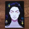 Galactic Grace postcard A6