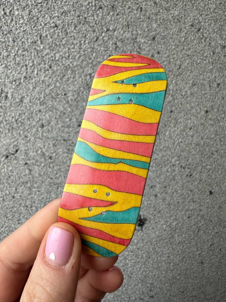 Image of Zebra popsicle 33.5 split ply deck 