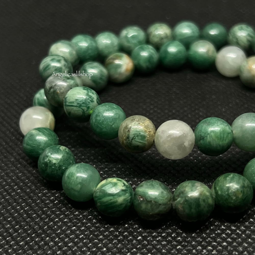 African Jade Bracelet (8MM)