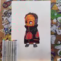 CHIBI OBITO ORIGINAL ART SIGNED