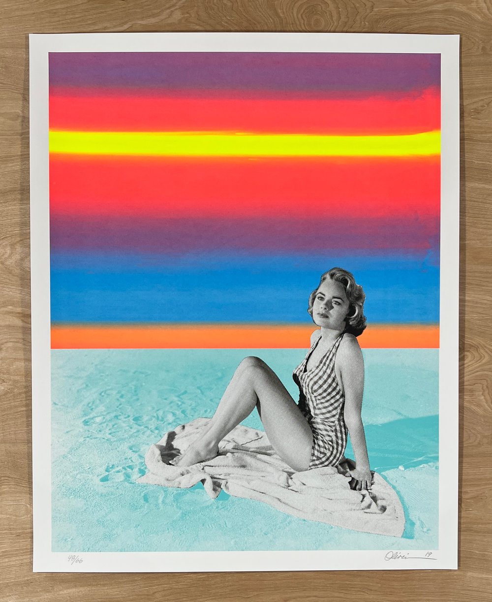 "Sunset" - Limited Edition Print #48/66
