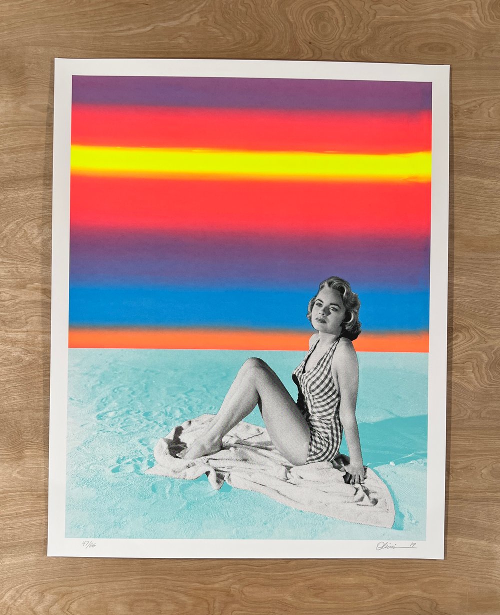 "Sunset" - Limited Edition Print #47/66