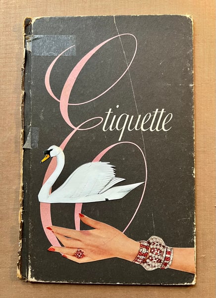 Image of Etiquette - one of a kind collage