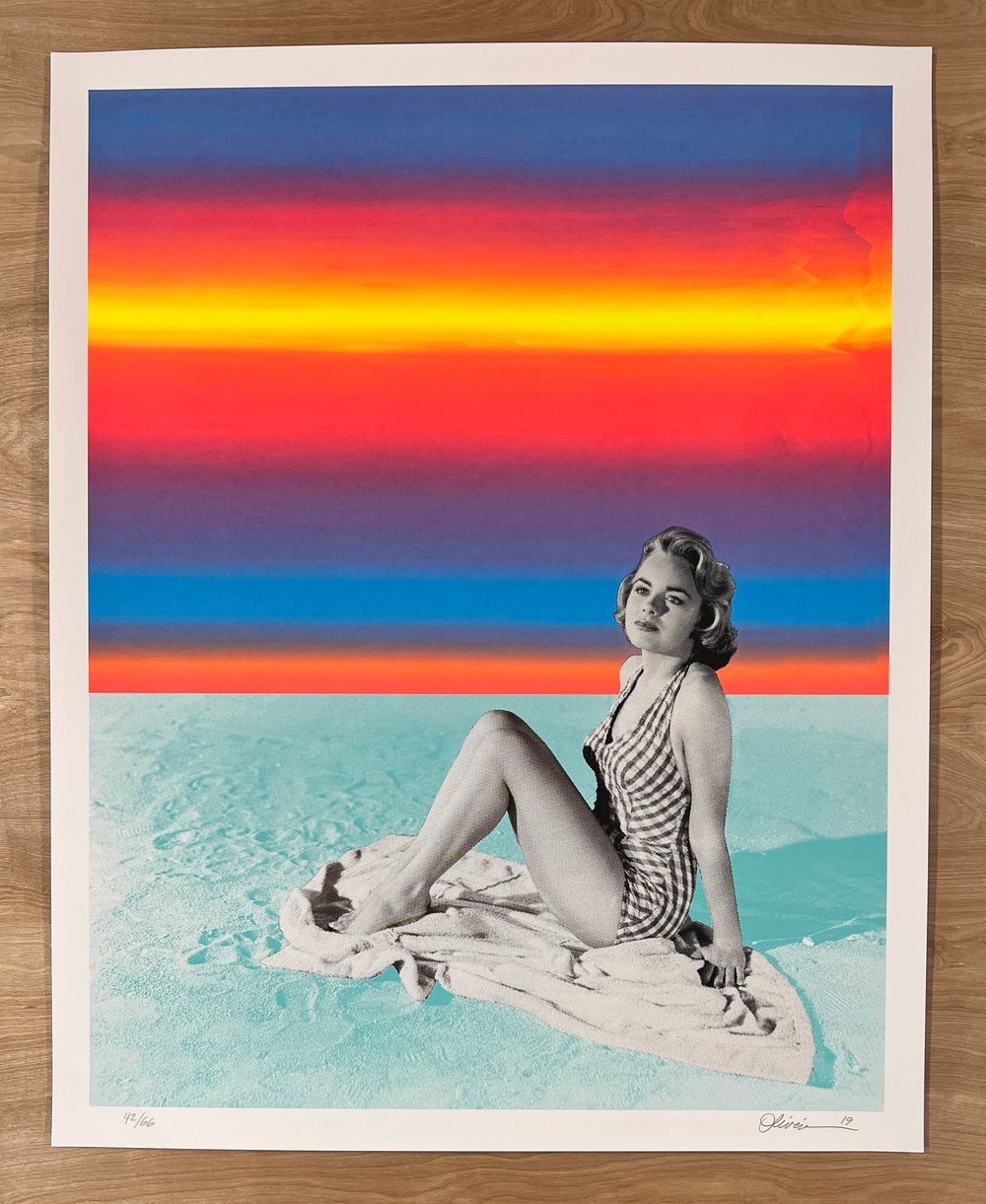 "Sunset" - Limited Edition Print #42/66