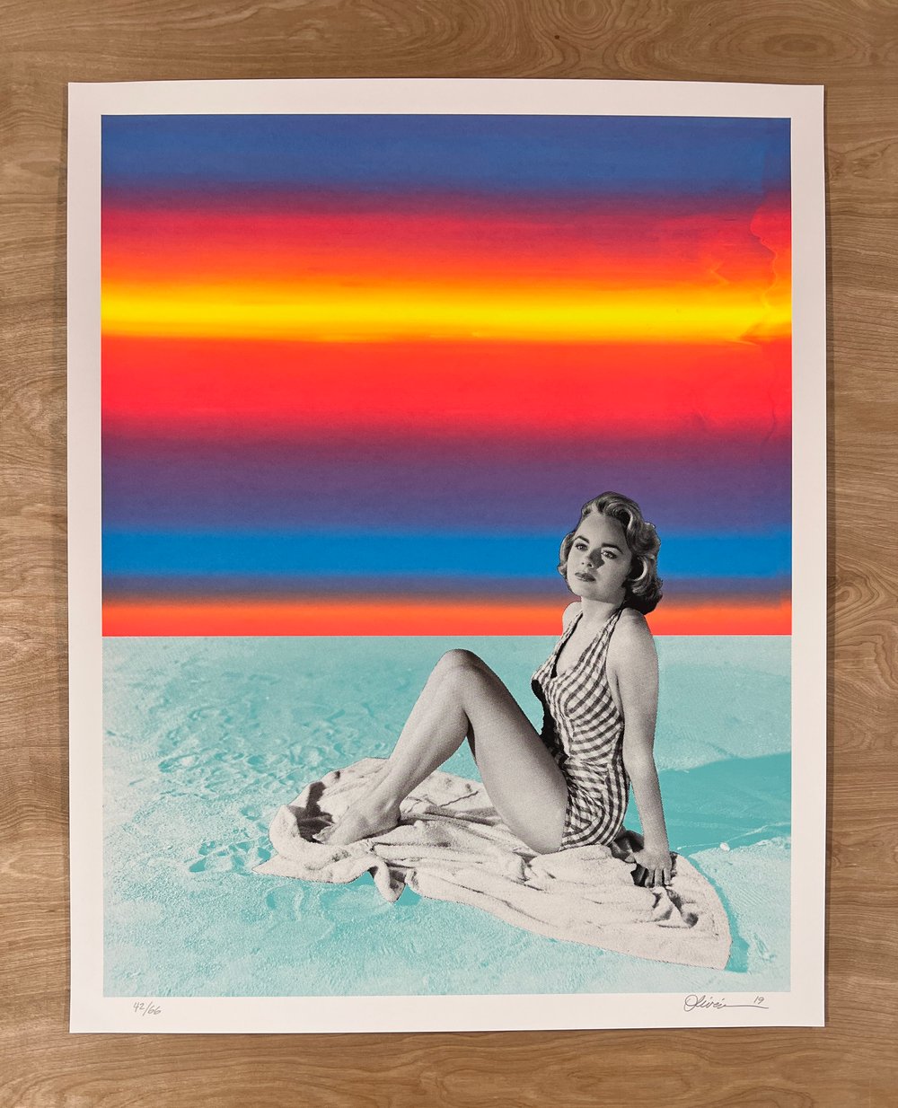 "Sunset" - Limited Edition Print #42/66