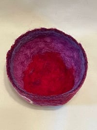 Image 3 of LOVE felted bowl