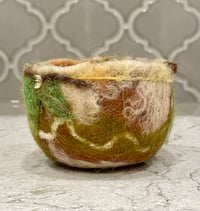 Image 1 of Earth tone Felted Bowl