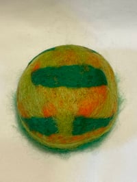 Image 4 of Citrus color felted bowl