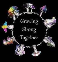 Pride  Mushroom Stickers