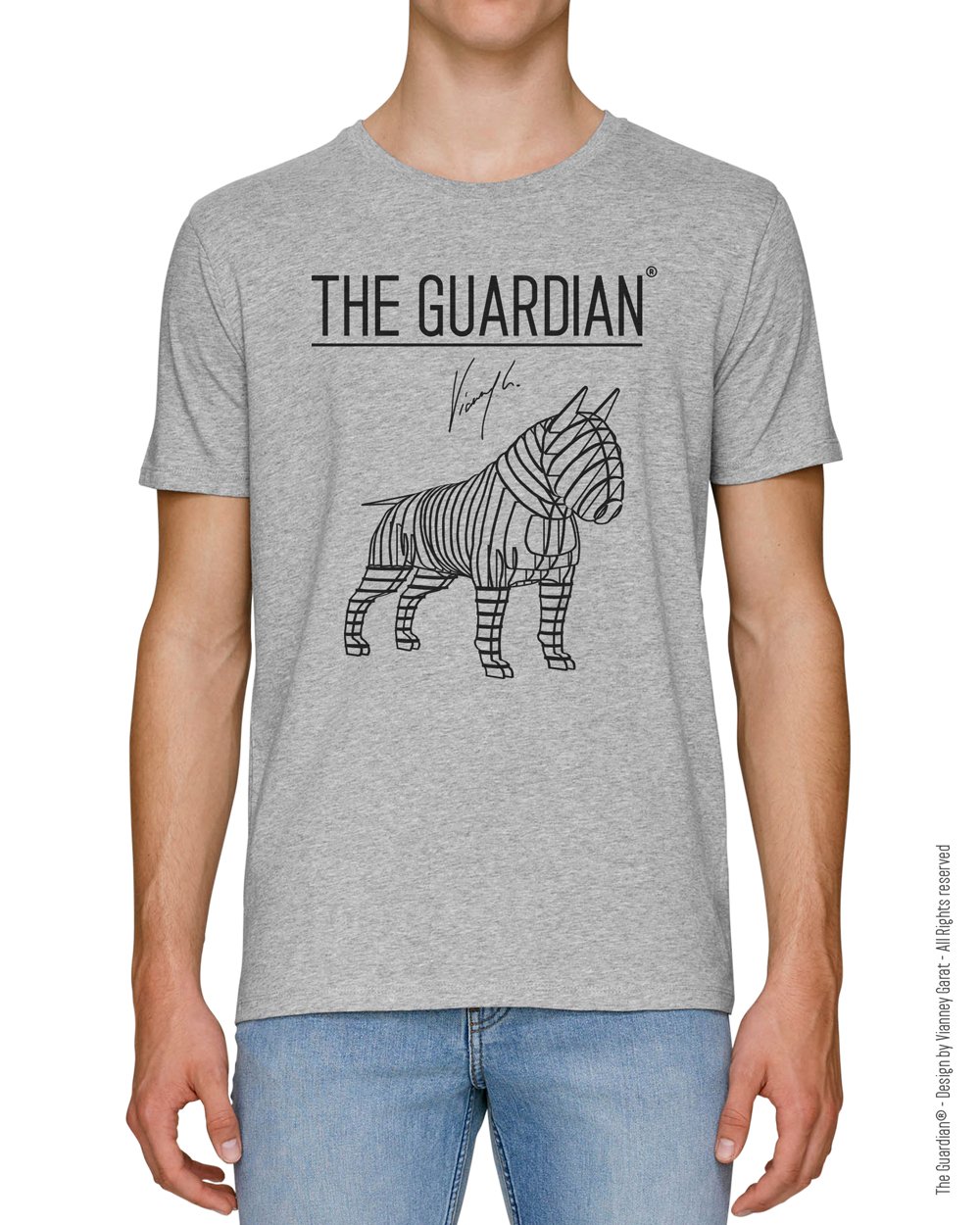 Image of T-Shirt The Guardian® Light Grey Edition