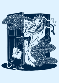 Mari Lwyd Print