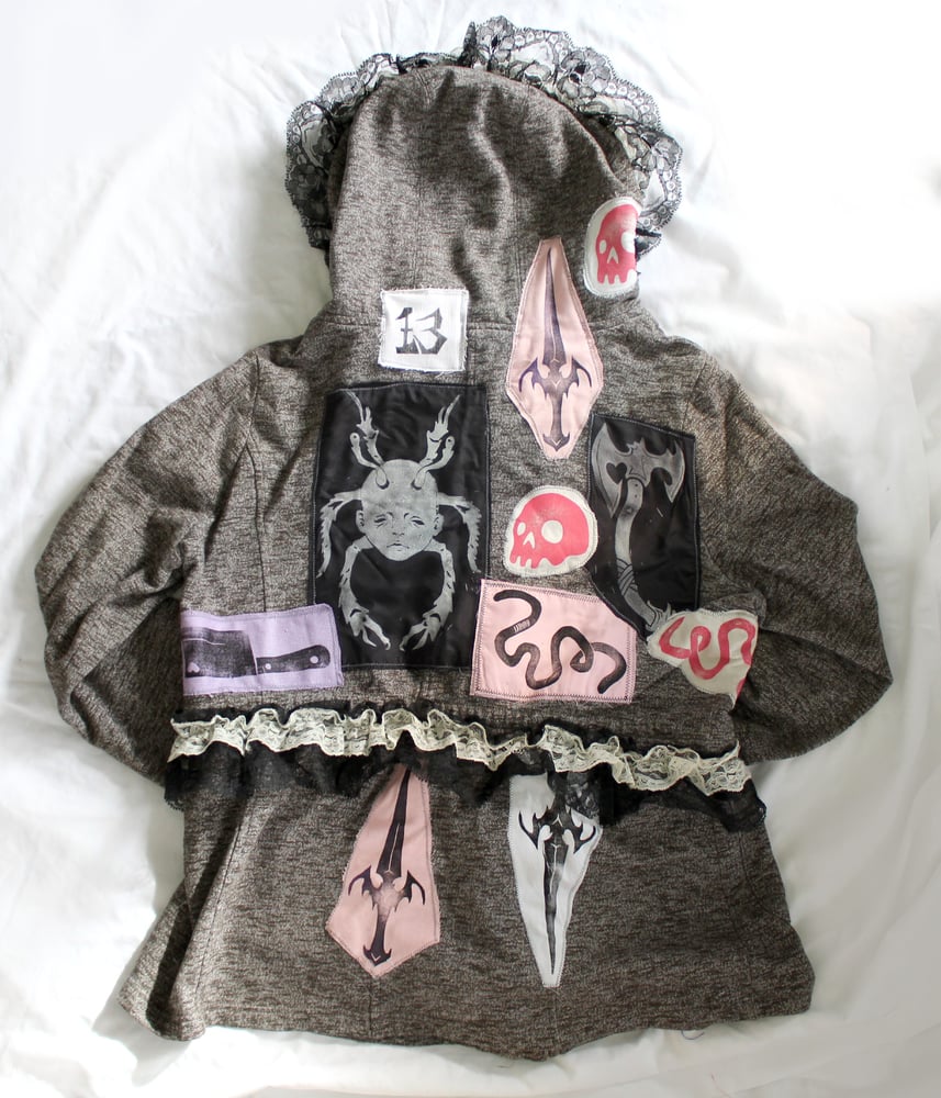 Image of Patchy Hoodie Size XXL