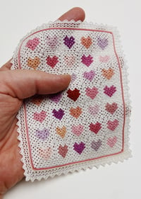 Image of Hearts Granny Blanket