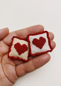 Image of Heart+Frill Pillow