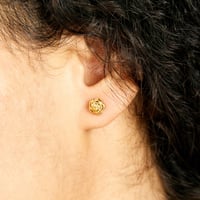 Image 3 of Rose Stud Earrings