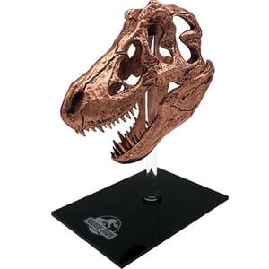 Image of Jurassic Park T-Rex Skull Scaled Prop Replica FREE SHIPPING
