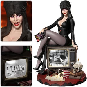 Image of Elvira Mistress of the Dark Static Six 1:6 Scale Statue FREE SHIPPING