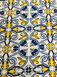 Image 3 of Loneta - Azulejos - Azul/Amarillo - 8€/m