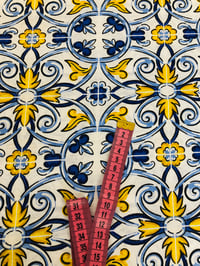 Image 4 of Loneta - Azulejos - Azul/Amarillo - 8€/m