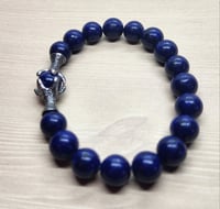 Image 2 of Navy Blue Natural Stone Bracelet