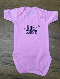 Little Warrior Pink Bodysuit (18-24 months) 