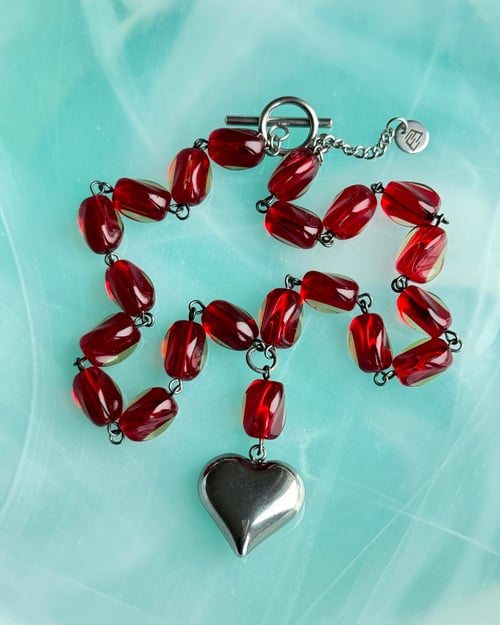 Image of BURNING HEART NECKLACE