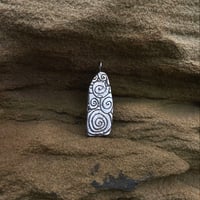 Image 2 of Made to order spiral stone pendant