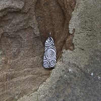 Image 1 of Made to order spiral stone pendant