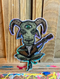 Billy Strings Goat Foil Sticker